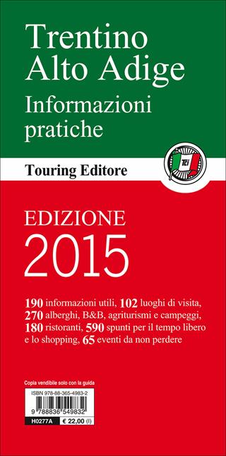 Trentino Alto Adige  - Libro Touring 2011, Guide verdi d'Italia | Libraccio.it