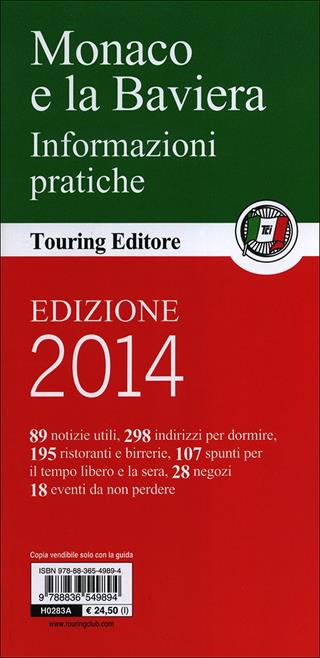 Monaco e la Baviera  - Libro Touring 2011, Guide verdi d'Europa | Libraccio.it