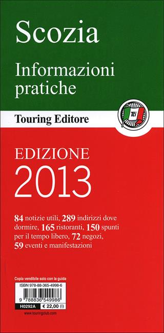 Scozia  - Libro Touring 2011, Guide verdi d'Europa | Libraccio.it
