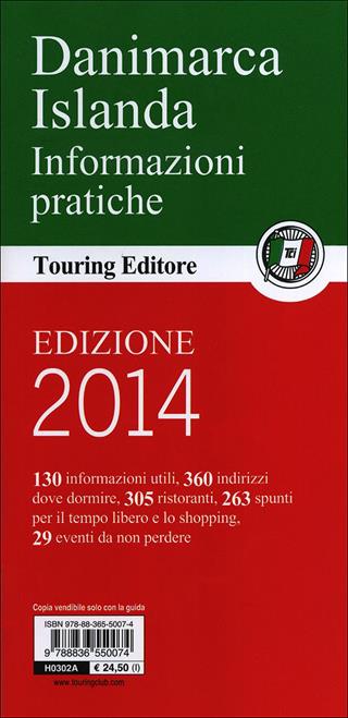 Danimarca, Islanda  - Libro Touring 2011, Guide verdi d'Europa | Libraccio.it