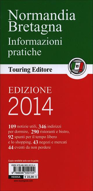 Normandia e Bretagna  - Libro Touring 2011, Guide verdi d'Europa | Libraccio.it