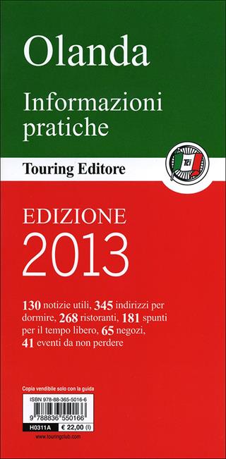 Olanda  - Libro Touring 2011, Guide verdi d'Europa | Libraccio.it