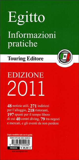 Egitto  - Libro Touring 2011, Guide verdi del mondo | Libraccio.it