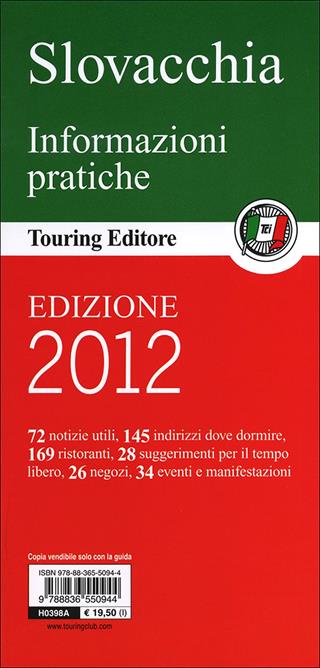 Slovacchia  - Libro Touring 2011, Guide verdi d'Europa | Libraccio.it