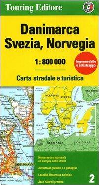 Danimarca, Svezia, Norvegia 1:800.000. Carta stradale e turistica  - Libro Touring 2010, Carte d'Europa 1:800.000 | Libraccio.it