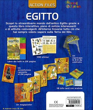 Egitto. Ediz. illustrata. Con gadget  - Libro Touring Junior 2011, Action Files | Libraccio.it