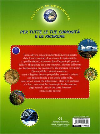 Geografia fisica. Con adesivi. Ediz. illustrata  - Libro Touring Junior 2010, Pillole di geografia | Libraccio.it
