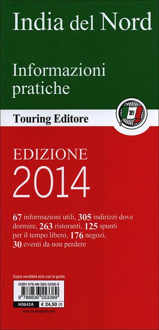 India del Nord  - Libro Touring 2011, Guide verdi del mondo | Libraccio.it