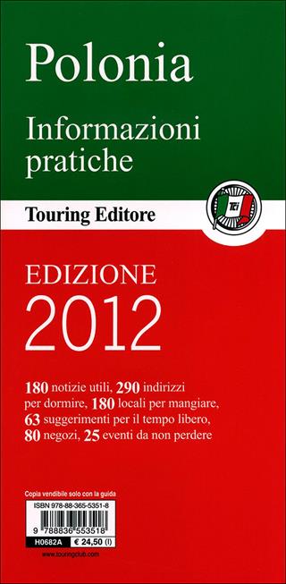 Polonia  - Libro Touring 2011, Guide verdi d'Europa | Libraccio.it