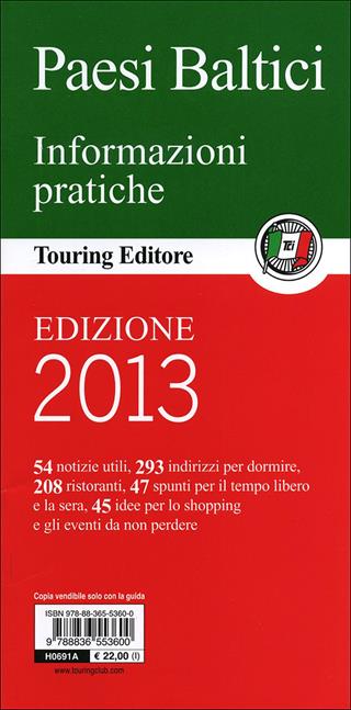 Paesi baltici. Ediz. illustrata  - Libro Touring 2011, Guide verdi d'Europa | Libraccio.it