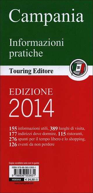 Campania  - Libro Touring 2011, Guide verdi d'Italia | Libraccio.it