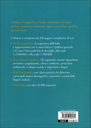 Atlante geografico d'Italia  - Libro Touring 2011, Atlanti geografici e tematici | Libraccio.it