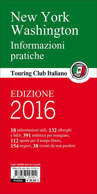 New York, Washington. Con guida alle informazioni pratiche  - Libro Touring 2012, Guide verdi del mondo | Libraccio.it
