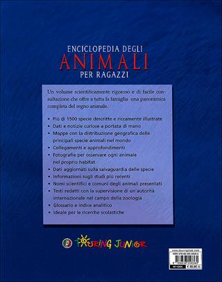 Enciclopedia degli animali per ragazzi. Ediz. illustrata - Karen McGee - Libro Touring Junior 2011, Enciclopedie e repertori | Libraccio.it