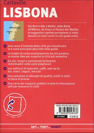 Lisbona  - Libro Touring 2012, CartoVille | Libraccio.it