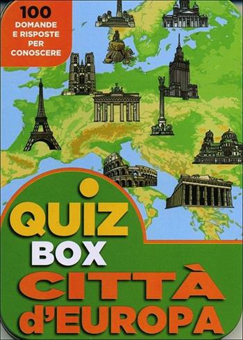 Città d'Europa. 100 domande e risposte per conoscere  - Libro Touring Junior 2012, Quiz Card Box | Libraccio.it