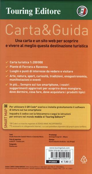 Il Delta del Po 1:200.000  - Libro Touring 2012, Smart map | Libraccio.it