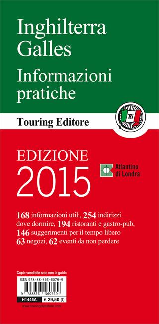 Inghilterra. Galles. Londra e le città d'arte, parchi, castelli, cattedrali. Con guida alle informazioni pratiche  - Libro Touring 2013, Guide verdi d'Europa | Libraccio.it