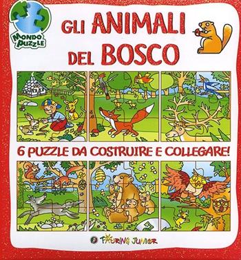 Gli animali del bosco. Libro puzzle. Ediz. illustrata - Irene Mazza - Libro Touring Junior 2013, Mondo puzzle | Libraccio.it
