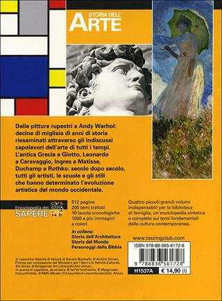 Storia dell'arte  - Libro Touring 2012, Enciclopedia del sapere | Libraccio.it