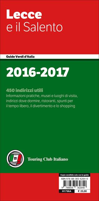 Lecce e il Salento  - Libro Touring 2015, Guide verdi d'Italia | Libraccio.it