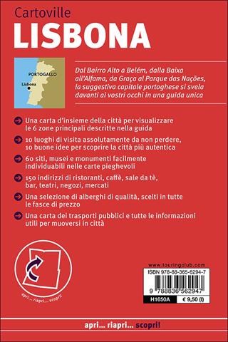 Lisbona  - Libro Touring 2014, CartoVille | Libraccio.it