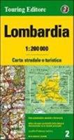 Lombardia 1:200.000. Ediz. multilingue  - Libro Touring 2015, Carte regionali 1:200.000 | Libraccio.it
