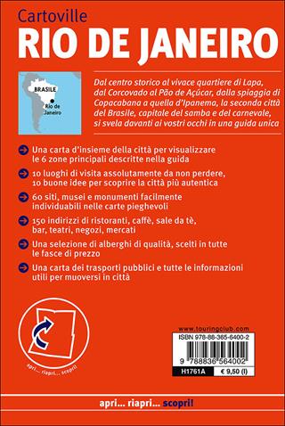 Rio de Janeiro. Ediz. illustrata  - Libro Touring 2014, CartoVille | Libraccio.it