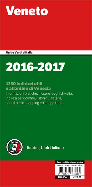Veneto  - Libro Touring 2015, Guide verdi d'Italia | Libraccio.it