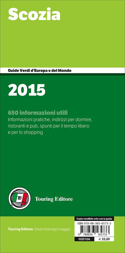 Scozia - Libro Touring 2015, Guide verdi d'Europa