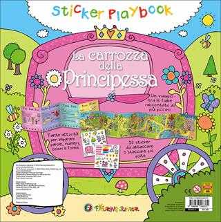 La carrozza della principessa. Con adesivi  - Libro Touring Junior 2015, Stickers Playbook | Libraccio.it