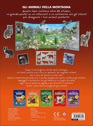 Gli animali della montagna. Amica natura. Con adesivi  - Libro Touring Junior 2015, Divulgazione | Libraccio.it