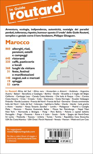 Marocco  - Libro Touring Il Viaggiatore 2015, Guide Routard | Libraccio.it