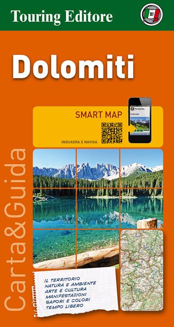 Dolomiti 1:200.000  - Libro Touring 2015, Smart map | Libraccio.it