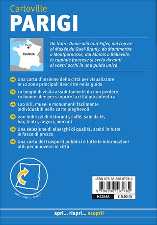 Parigi  - Libro Touring 2016, CartoVille | Libraccio.it