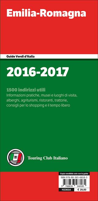 Emilia Romagna  - Libro Touring 2016, Guide verdi d'Italia | Libraccio.it