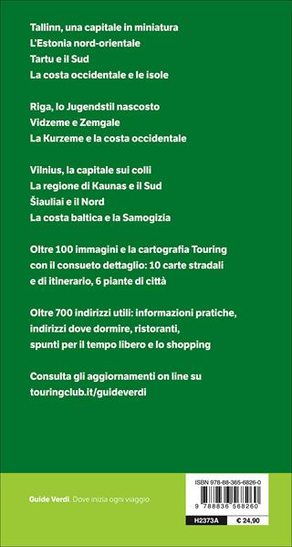 Paesi baltici  - Libro Touring 2016, Guide verdi d'Europa | Libraccio.it