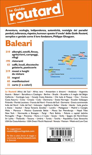 Baleari  - Libro Touring Il Viaggiatore 2016, Guide Routard. Europa | Libraccio.it