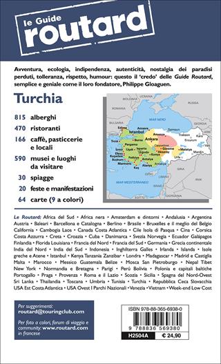 Turchia. Con cartina  - Libro Touring Il Viaggiatore 2016, Guide Routard. Europa | Libraccio.it