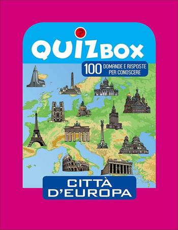Città d'Europa. 100 domande e risposte per conoscere  - Libro Touring Junior 2016, Quiz Card Box | Libraccio.it