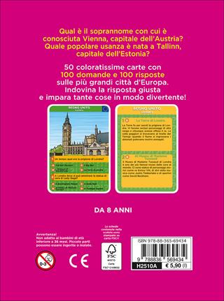 Città d'Europa. 100 domande e risposte per conoscere  - Libro Touring Junior 2016, Quiz Card Box | Libraccio.it