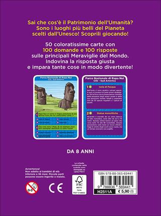 Meraviglie del mondo. 100 domande e risposte per conoscere  - Libro Touring Junior 2016, Quiz Card Box | Libraccio.it