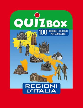 Regioni d'Italia. 100 domande e risposte per conoscere  - Libro Touring Junior 2016, Quiz Card Box | Libraccio.it