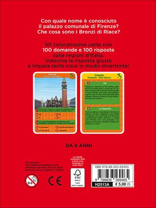 Regioni d'Italia. 100 domande e risposte per conoscere  - Libro Touring Junior 2016, Quiz Card Box | Libraccio.it