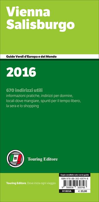 Vienna. Salisburgo  - Libro Touring 2015, Guide verdi d'Europa | Libraccio.it