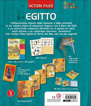 Egitto. Con gadget  - Libro Touring Junior 2016, Action Files | Libraccio.it