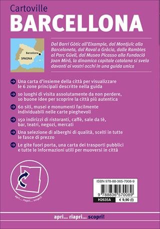 Barcellona  - Libro Touring 2017, CartoVille | Libraccio.it