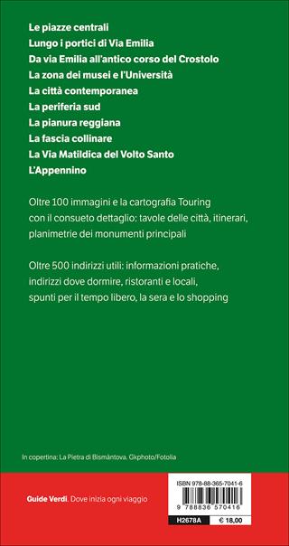 Reggio Emilia  - Libro Touring 2017, Guide verdi d'Italia | Libraccio.it