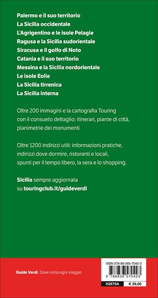 Sicilia  - Libro Touring 2017, Guide verdi d'Italia | Libraccio.it