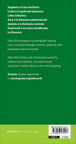 Croazia  - Libro Touring 2017, Guide verdi d'Europa | Libraccio.it